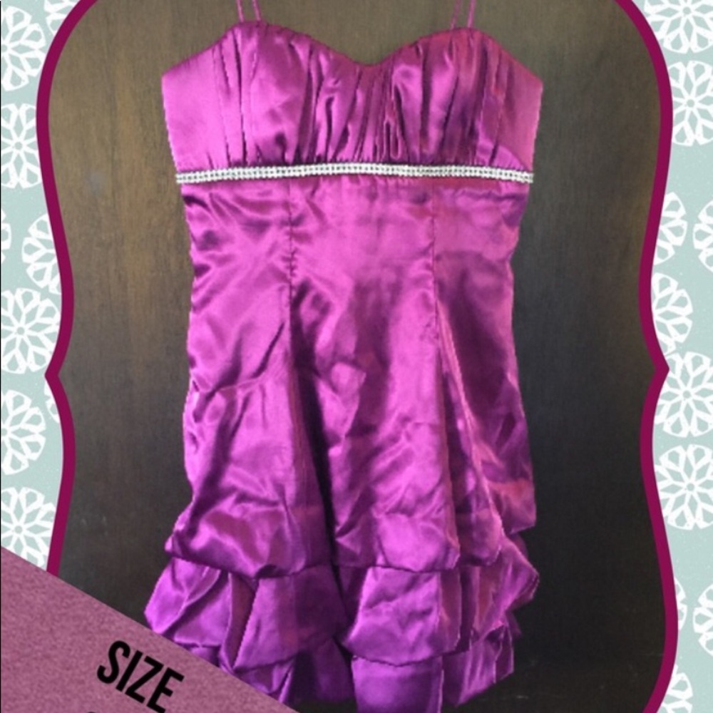 Pretty dress with crystal accents
